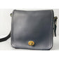 Vintage COACH Navy Blue Leaher Companion Crossbody Shoulder Bag Purse