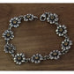 Pre owned James Avery Retired 18k Gold and Sterling Silver April Flower Bracelet Size 7.5”