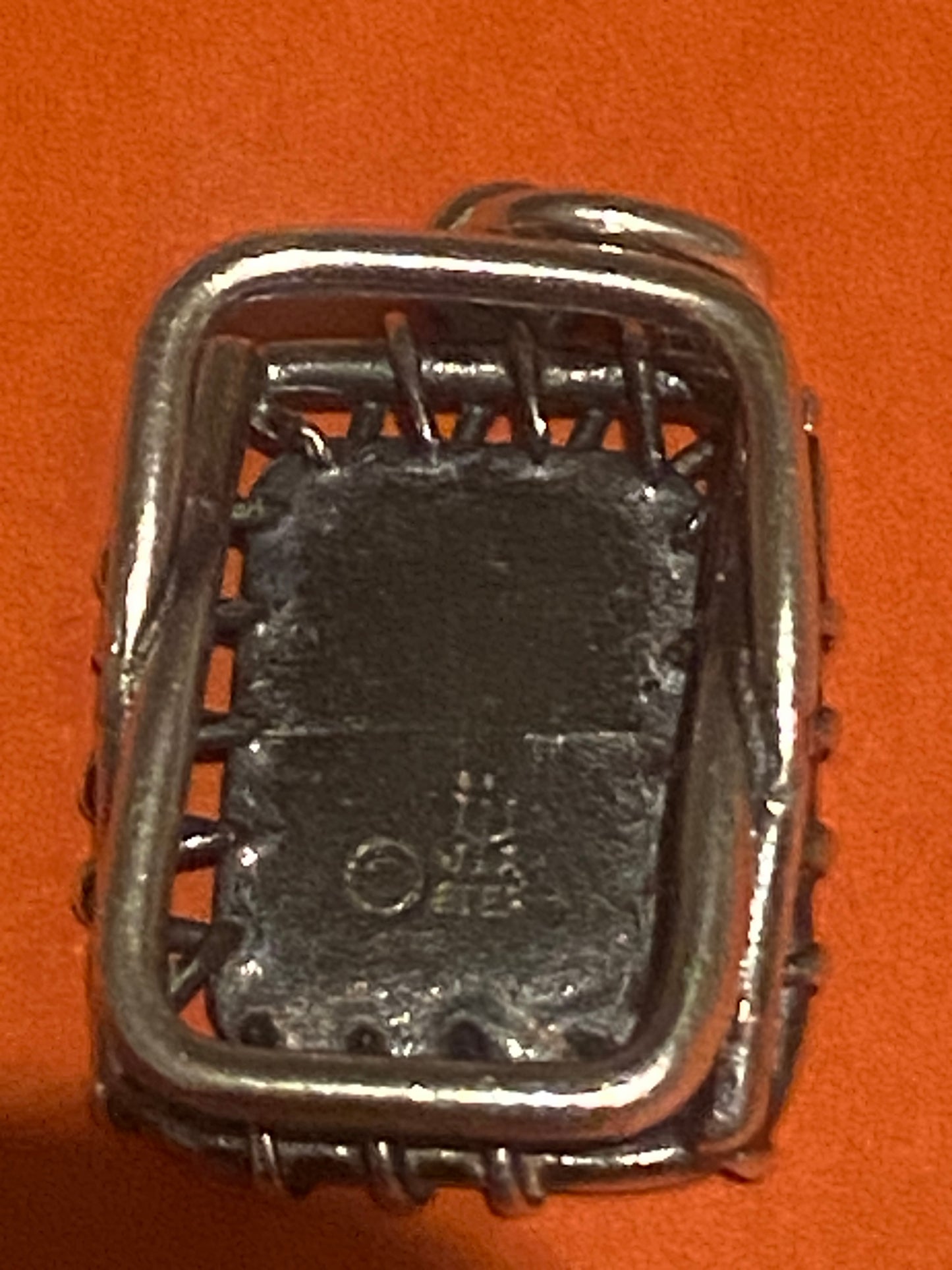 Preowned James Avery Retired Hard to Find Silver 3D Trampoline Charm