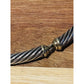David Yurman Sterling Silver & 14k Gold Classic 7mm Cable Choker Necklace 15.5"