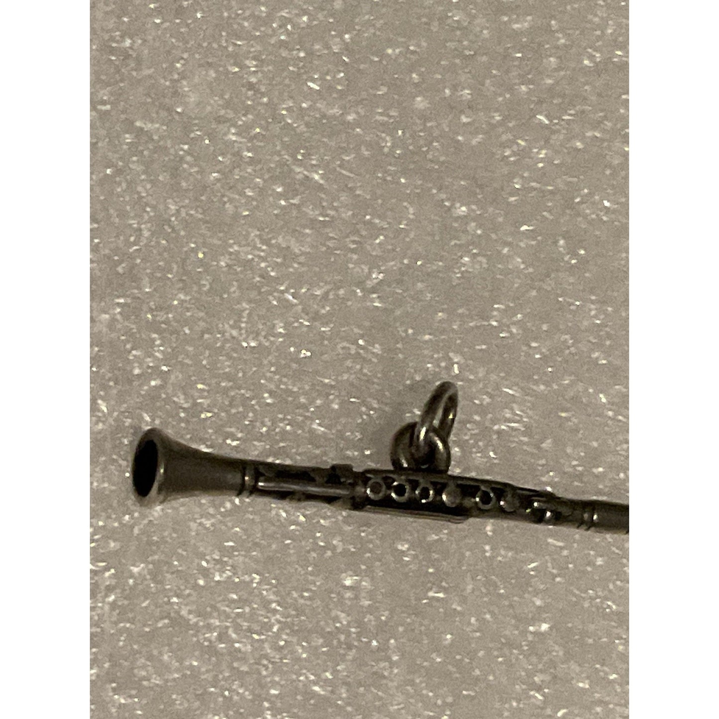 Pre owned James Avery RETIRED Sterling Silver Clarinet Musical Instrument Charm