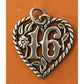 James Avery Retired Sterling Silver Vintage Sweet 16 Charm Pre-Owned