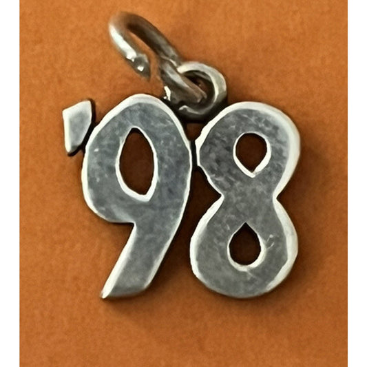 James Avery Retired Sterling Silver ‘98 Year Charm Pre-Owned