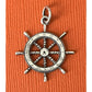 James Avery Retired Sterling Silver Ship Wheel Charm Pre-Owned