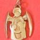 Preowned James Avery Retired Rare Hard to Find 14k Gold Guardian Angel Charm