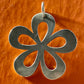 Preowned James Avery Retired Silver Large Flower Pendant