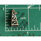 Vintage Sterling Silver Oil Derrick Charm