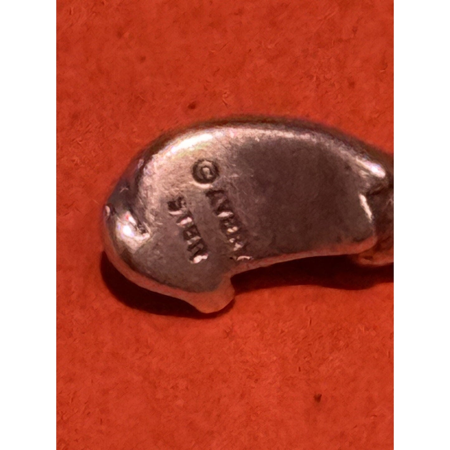 Pre owned James Avery Retired Silver Sleeping Cat Charm