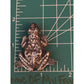 Vintage Sterling Silver Frog Brooch Pin 3D Textured 2.75” Artisan Signed 7.7 gr