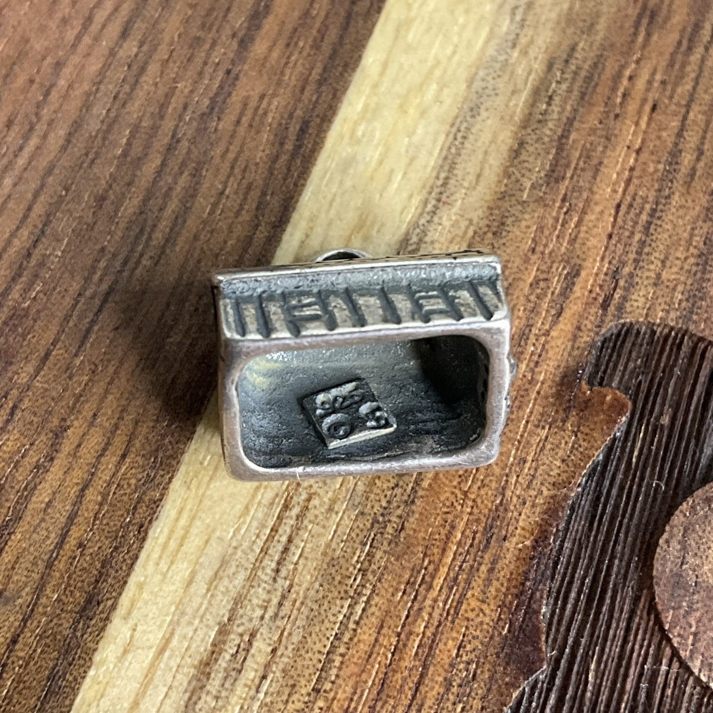 Vintage 925 Sterling Silver Little Barn House Charm Pendant