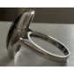 925 Sterling Silver Black Onyx Ring Thailand Octagon Signet Style Size 8