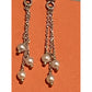 Pre owned James Avery Retired Rare HTF Silver Santorini Turquoise and Pearl Post Earrings