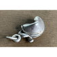 Vintage Sterling Silver Fortune Cookie Charm