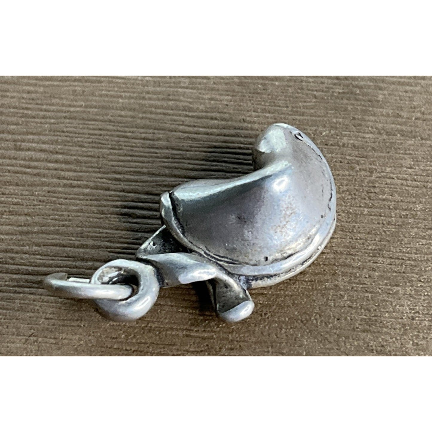 Vintage Sterling Silver Fortune Cookie Charm