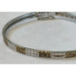Copied - Vintage Italian 925 Sterling Silver Two Tone Gold Wash Textured Bracelet 7.25”