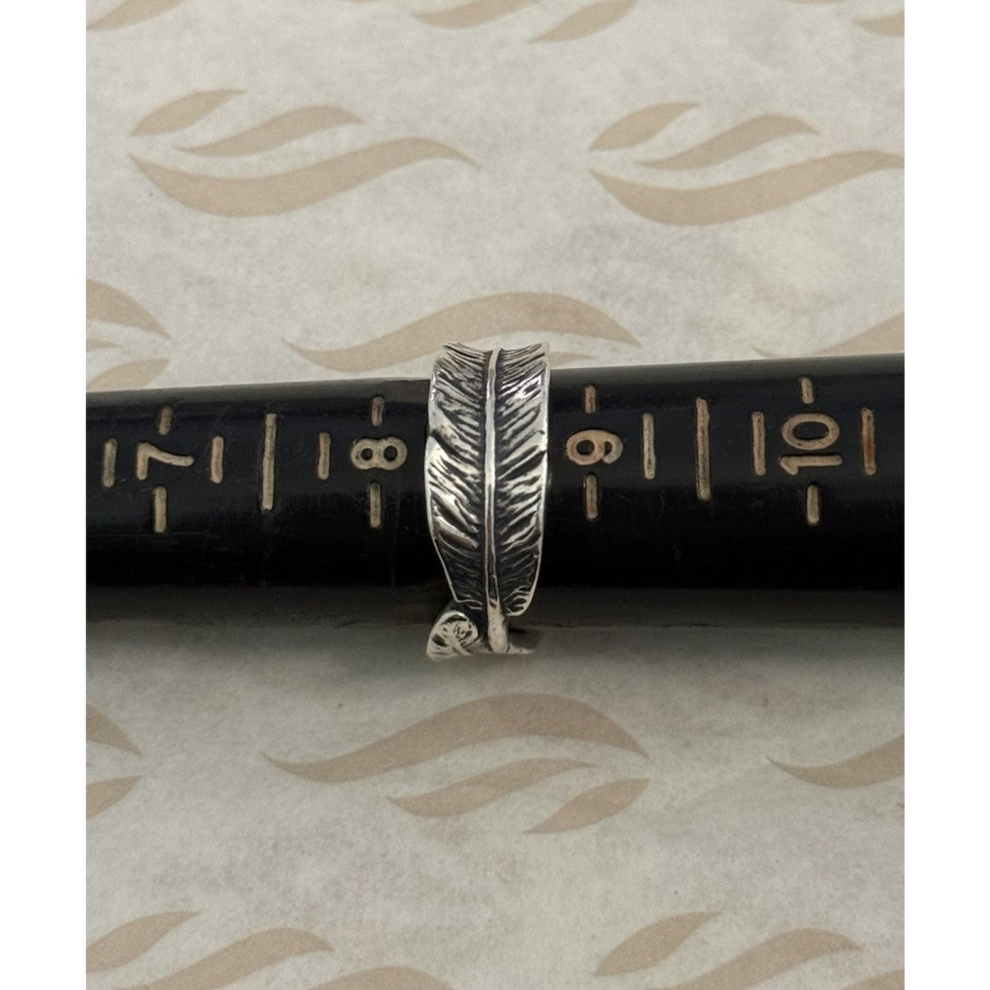 Pre owned James Avery Retired Sterling Silver Birds of A Feather Ring Size 8.5