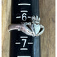 James Avery Retired Sterling Silver Claddagh Heart Ring Size 6.5