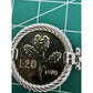 Vintage Italian Sterling Silver Bracelet Five Genuine Italian 20 Lire Coins 44g