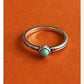 Pre owned James Avery Retired Sterling Silver And Turquoise Ring Size 6.5