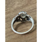 Vintage Blue Topaz Sterling Silver Ring By KABANA Size 6