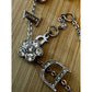 Vintage 2004 Christian Dior Girly Crystal DIOR Flower Bracelet Galliano 6.5 - 8”