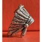 Vintage Sterling Silver Native American Headdress Charm