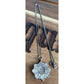 Vintage Sterling Silver Sleeping Beauty Turquoise Cluster Flower Necklace
