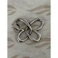 Pre owned James Avery Retired Sterling Silver Linked Hearts Butterfly Pendant