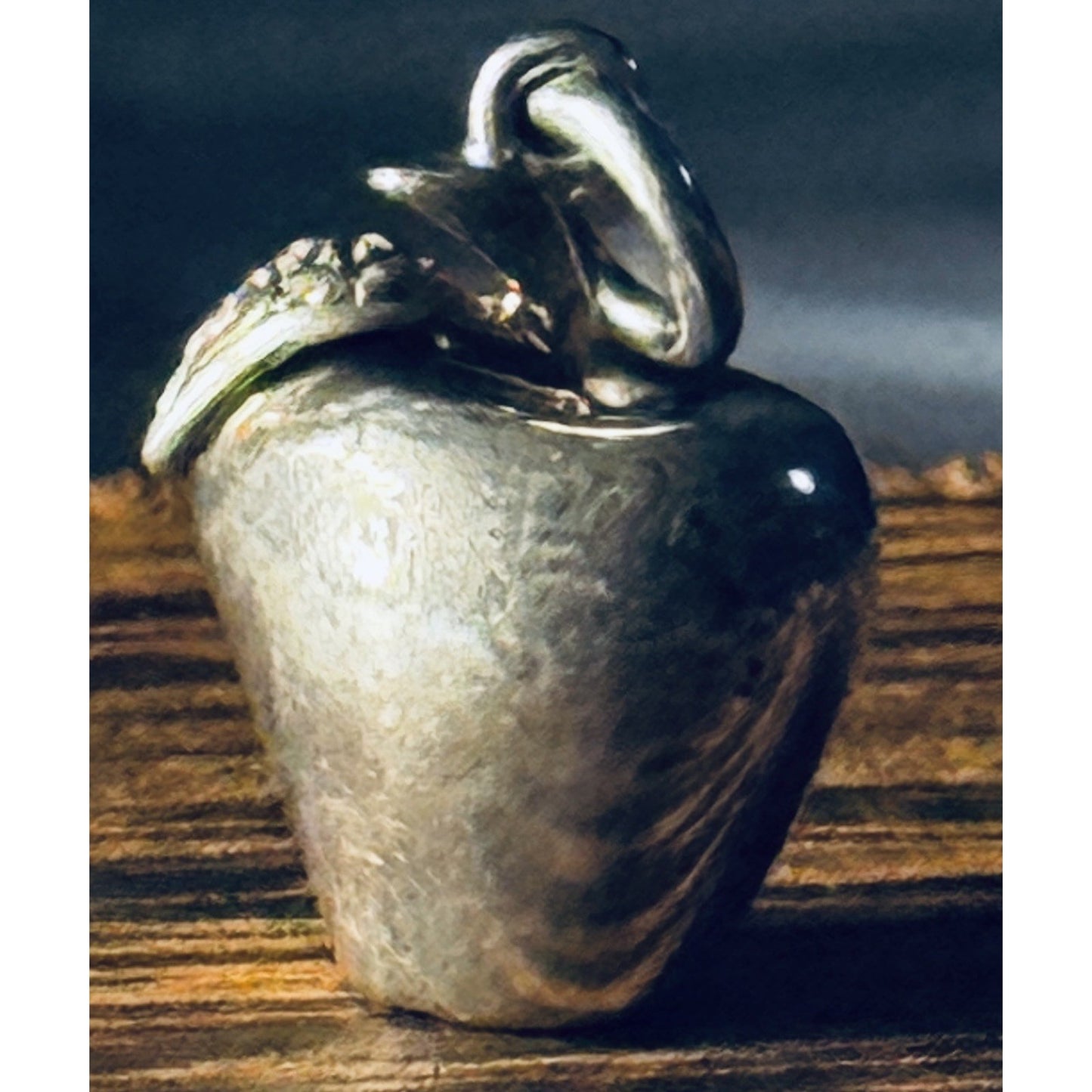 Vintage Tiffany & Co. 3D Apple Pendant Charm Tiffany Apple Charm Pendant 9g!