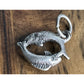 Vintage Sterling Silver Double Dolphin Charm