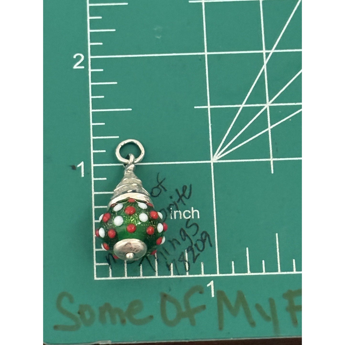 Pre owned New James Avery Retired Sterling Silver Christmas Tree Art Finial Charm