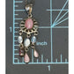 Southwestern 925 Sterling Silver Pink Blue Mother of Pearl Chandelier Pendant
