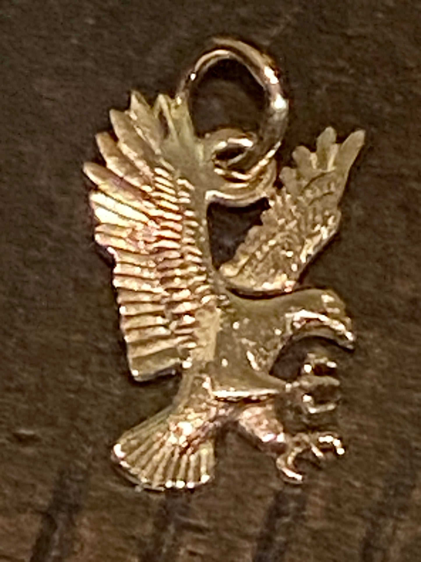 Pre-Owned James Avery Retired Brand New 14k Gold Eagle Charm