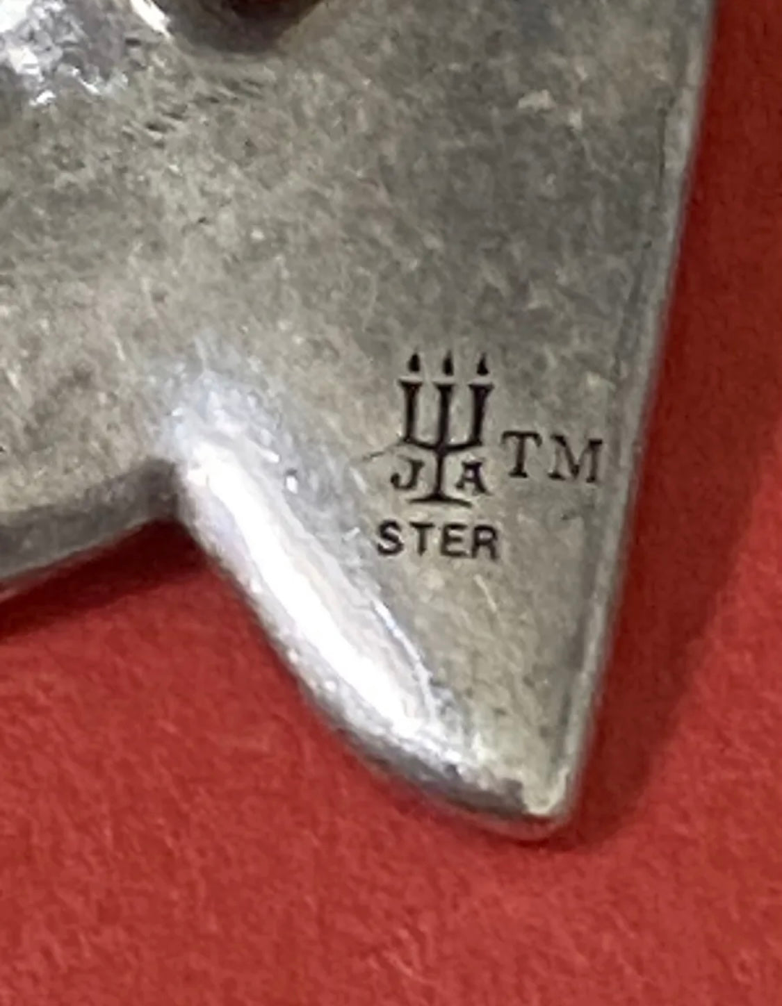 Preowned James Avery Retired Rare HTF Silver K Puffy Letter Pendant or Charm