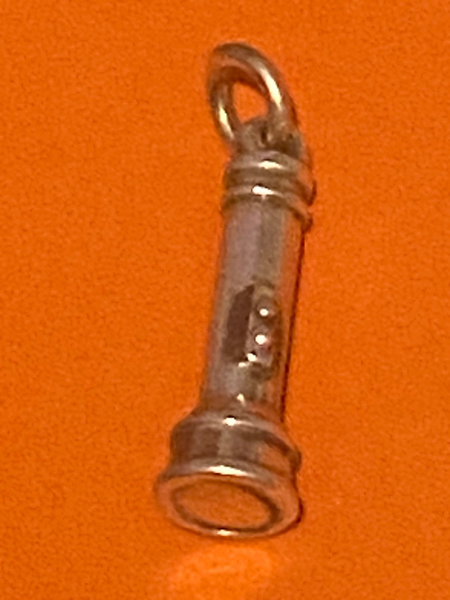 Preowned James Avery Retired Hard to Find Silver Flashlight Charm