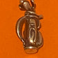 Preowned James Avery Retired Hard to Find Silver 3D Golf Bag Charm