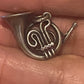 Preowned James Avery Retired Rare Silver French Horn Charm