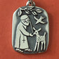 Preowned James Avery Silver Retired Silver St Francis Pendant