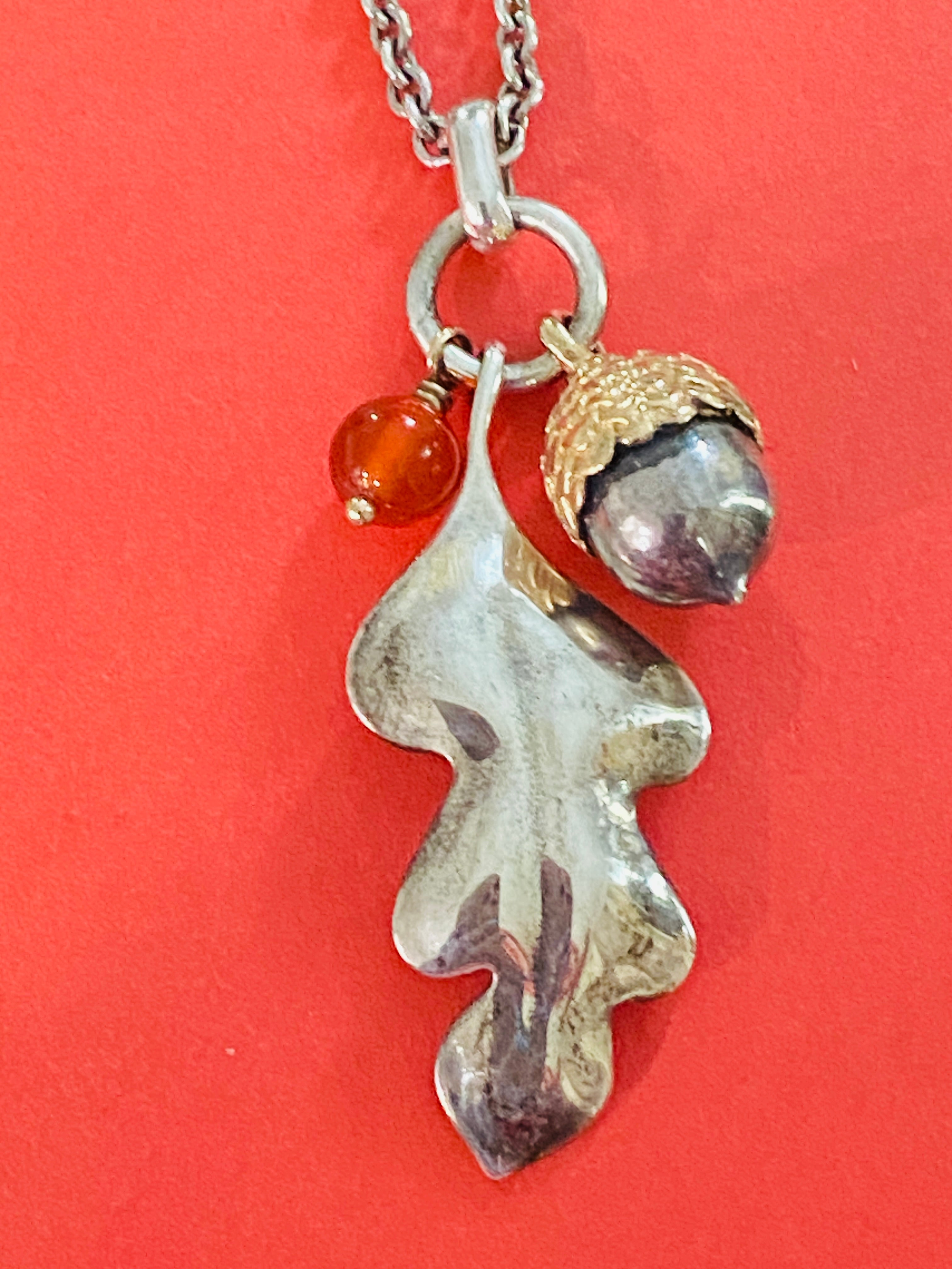 James Avery offers leaf pendants