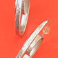 Preowned James Avery Retired Silver Swirl Loop Earrings