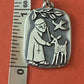 Preowned James Avery Silver Retired Silver St Francis Pendant