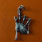 Preowned James Avery Retired RARE Silver Bagpipes Charm