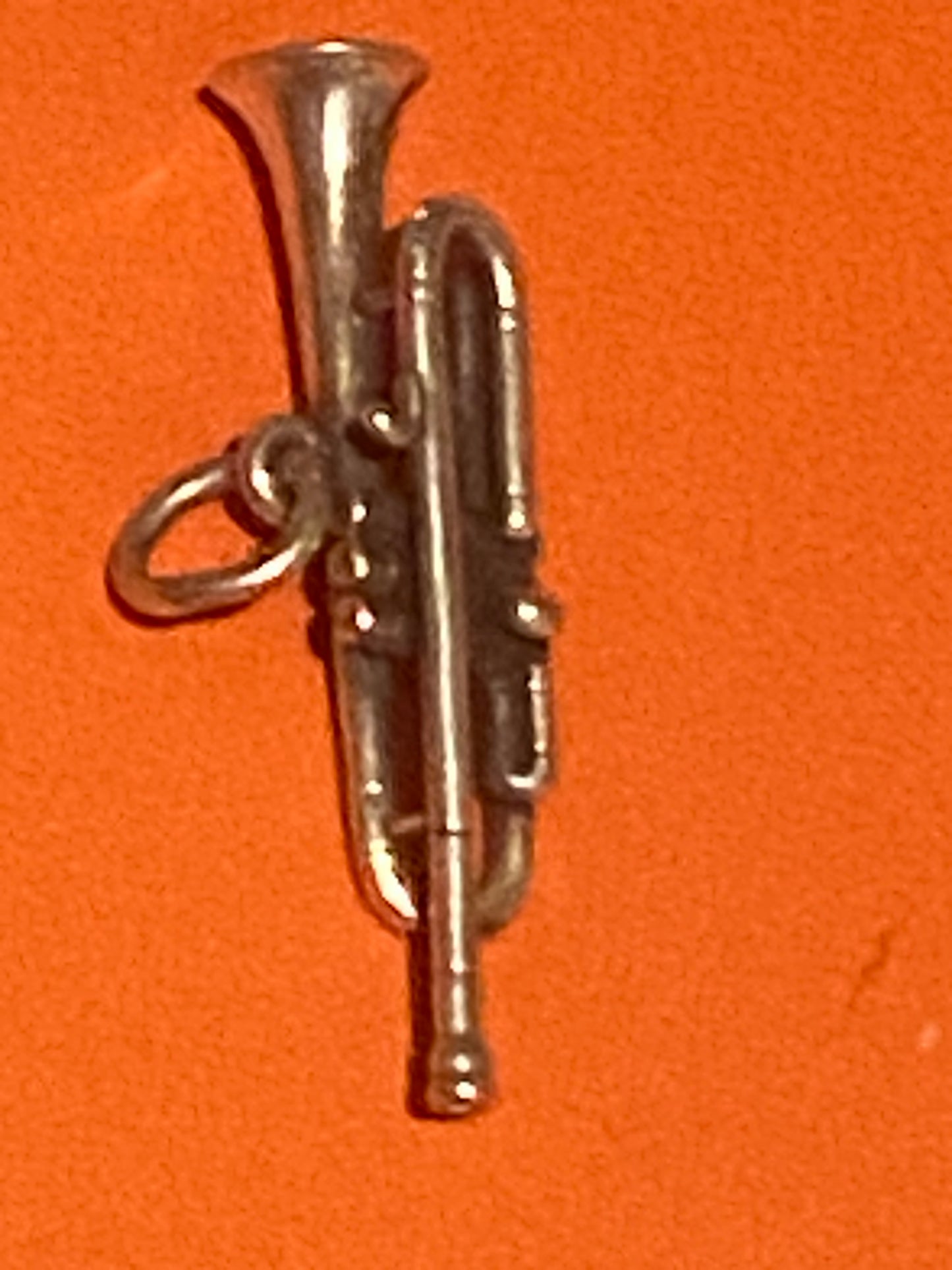 Preowned James Avery Retired Silver Trumpet Charm