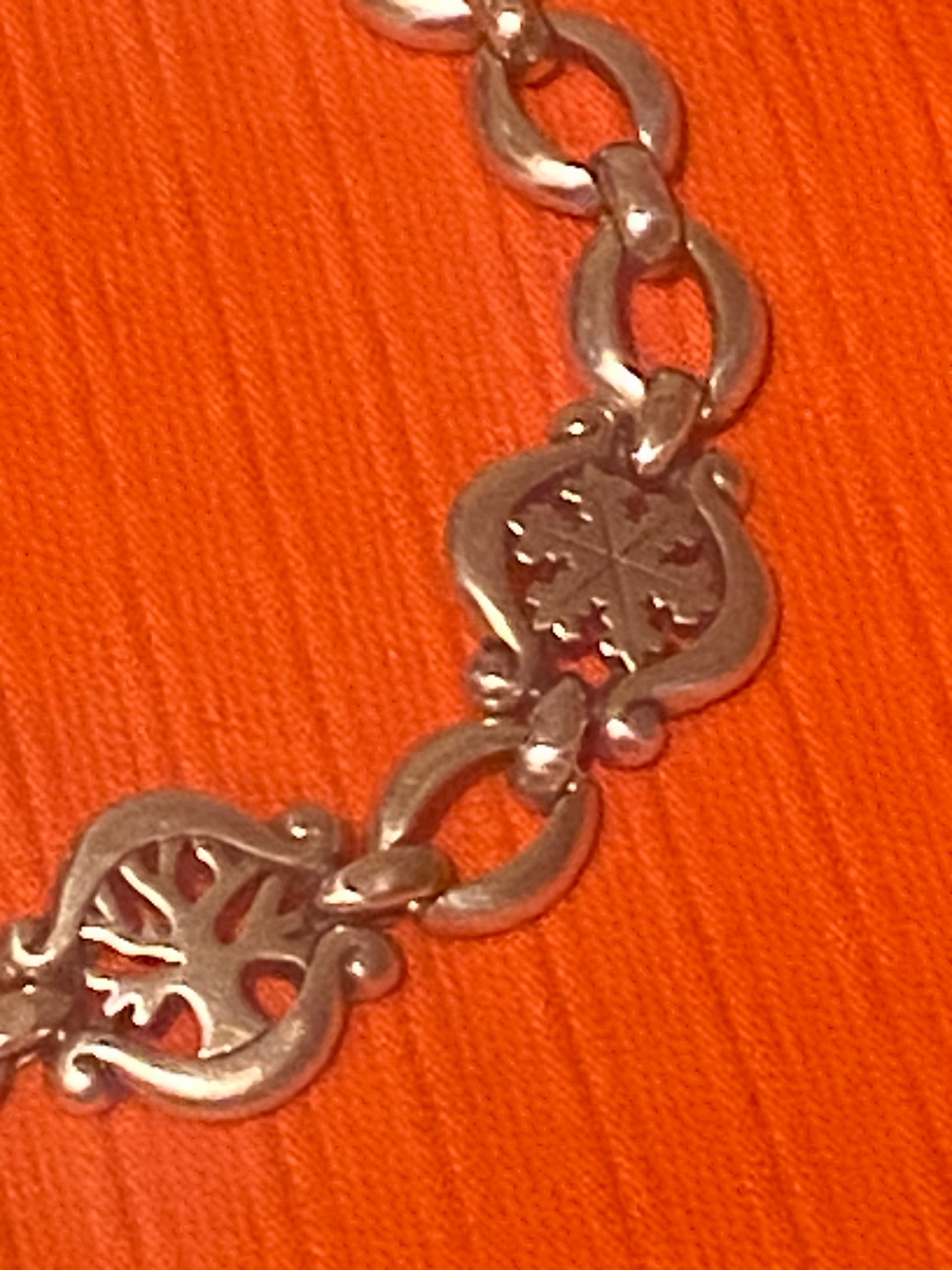 Preowned James Avery Retired Silver Four Seasons Bracelet