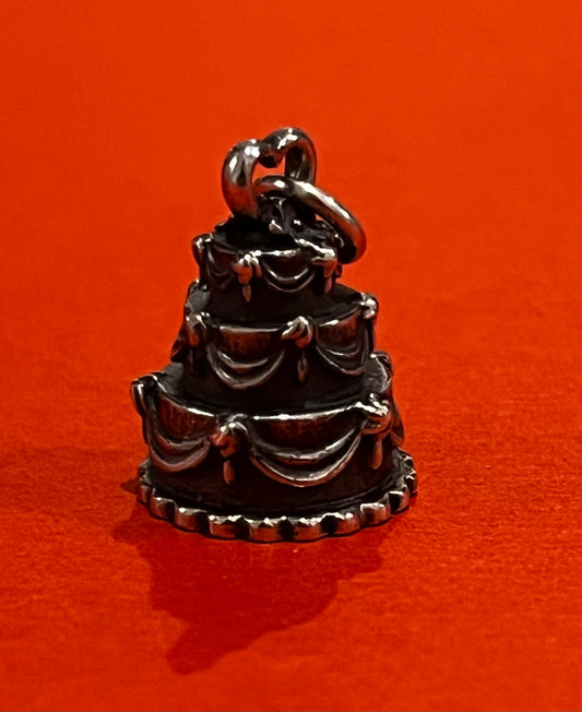 Preowned James Avery Retired Sterling Silver Wedding Cake