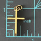 Preowned James Avery Retired 14k Gold Deep Latin Cross Pendant 1” 3g