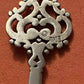 Preowned James Avery Retired Victorian Silver Key Pendant Conveyed From Brooch