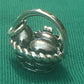 Preowned James Avery Silver RETIRED 🐣 Easter Basket With Eggs 🐣 Charm