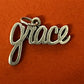 Preowned James Avery Retired Grace Script Charm