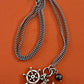 Preowned James Avery Retired Sterling Silver Anchors Away Necklace HTF
